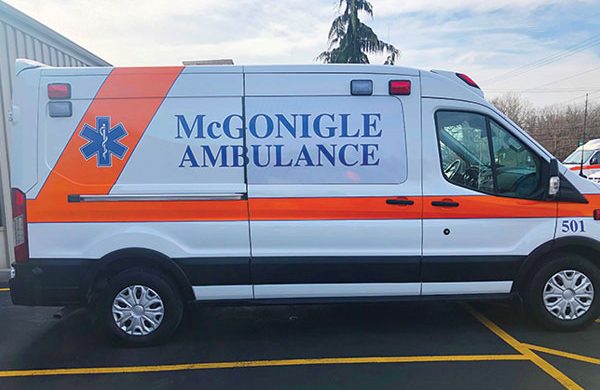 MCGONIGLE AMBULANCE SERVICE Demers Transit Type II Ambulance