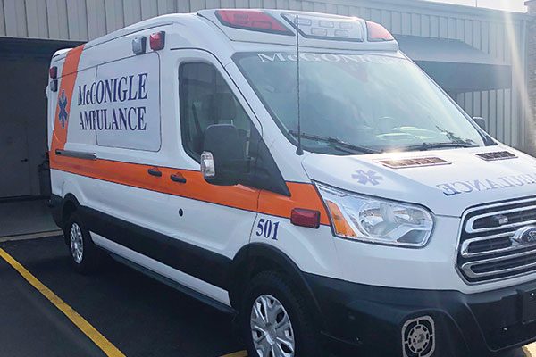 MCGONIGLE AMBULANCE SERVICE Demers Transit Type II Ambulance