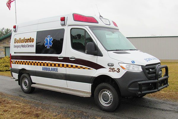 BELLEFONTE EMERGENCY MEDICAL SERVICE Demers EXE Type II ambulance