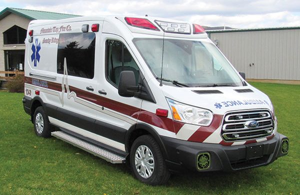 MOUNTAIN TOP FIRE COMPANY - Demers TRANSIT EXE Type II Ambulance