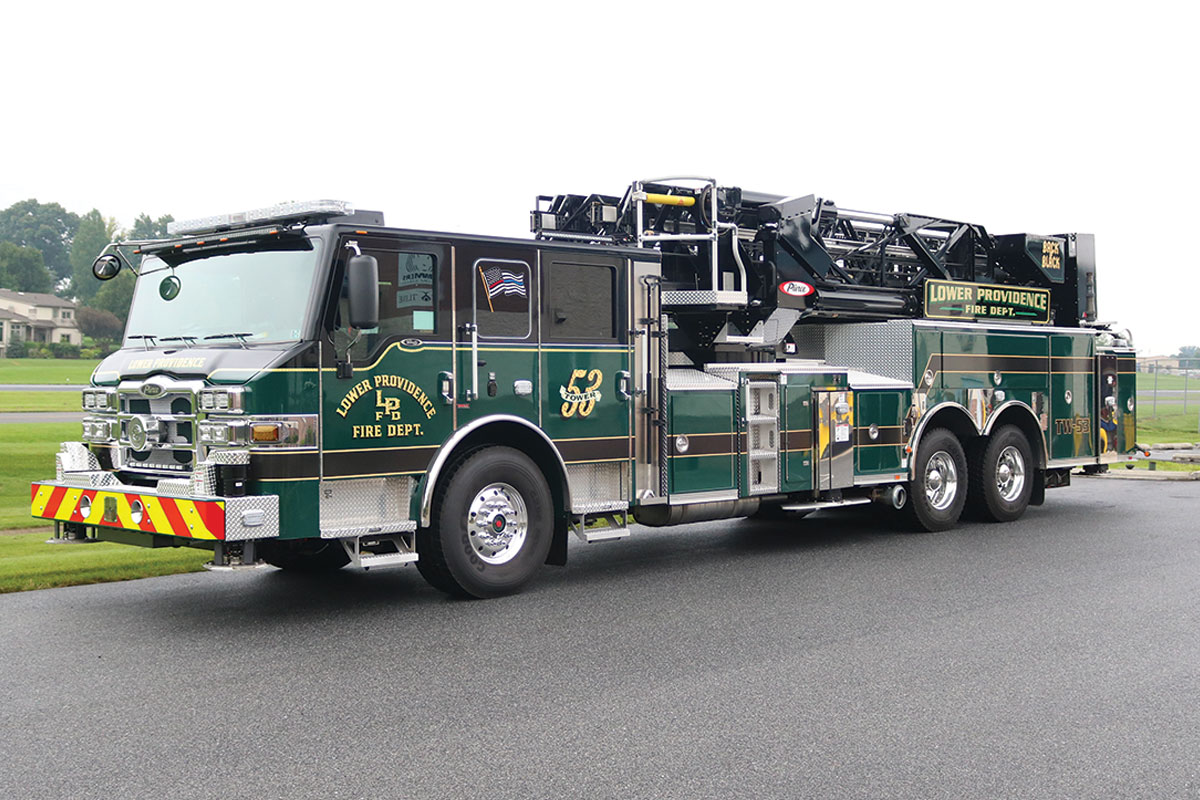 LOWER PROVIDENCE VOL FIRE CO. - 100' Mid-mount Ascendant Tower - Glick ...