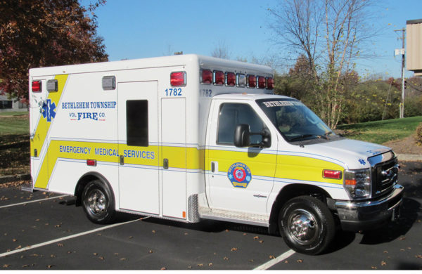 BETHLEHEM TOWNSHIP VFC Crestline CCL 150 Type III Ambulance