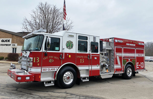 ERIE FIRE DEPT Pierce Enforcer Pumper 34984