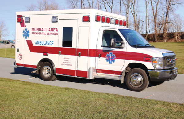 MUNHALL AREA PREHOSPITAL SERVICES Crestline CCL150 Type III Ambulance