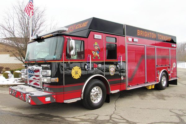 BRIGHTON TWP VOL FIRE DEPT Pierce Saber Encore Rescue