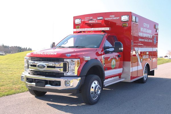 CITY OF WILKES BARRE Braun Liberty Type I Ambulance