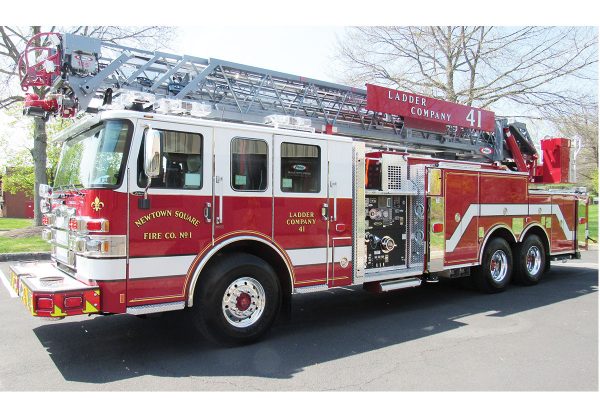 Newtown Square FC No 1 Pierce Enforcer 1-5' HD Ladder