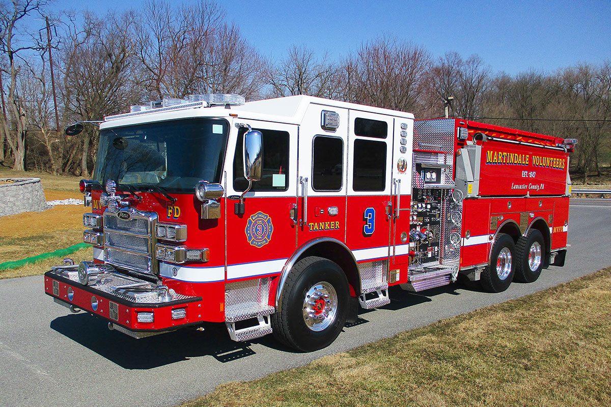 MARTINDALE VOLUNTEER FIRE CO - Dry-side Tanker - Glick Fire Equipment ...