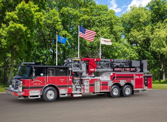 FRIENDSHIP FIRE COMPANY No.1 – Fire Danville Glick Ascendant 100\' - Company Mid-Mount Equipment 
