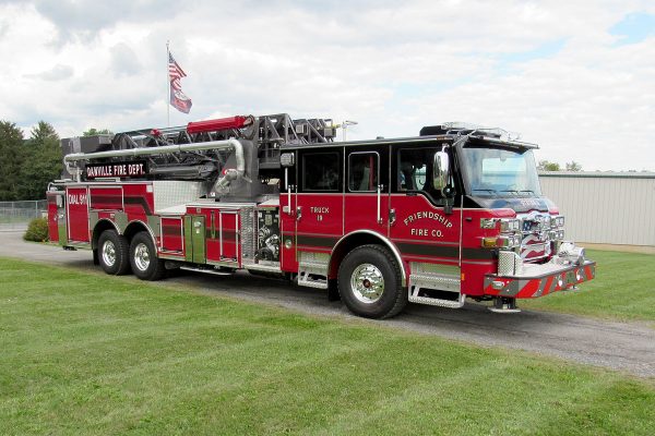 FRIENDSHIP FIRE COMPANY No.1 – Danville - Ascendant 100\' Mid-Mount - Glick  Fire Equipment Company