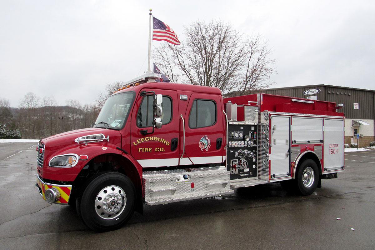 LEECHBURG VOL FIRE COMPANY - Freightliner Pumper - Glick Fire Equipment ...