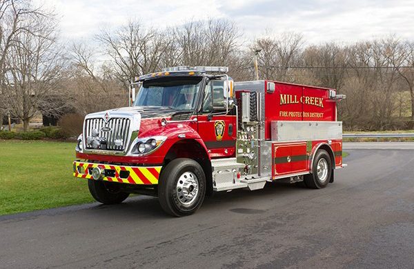 Commercial Dry Side Single Axle Tanker