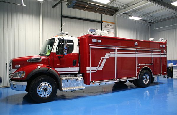 Commercial Heavy Duty Non-Walk-In Rescue Truck