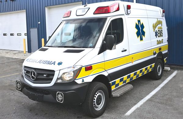 EBENSBURG AREA AMBULANCE 2017 Demers Mirage EXE Type II ambulance